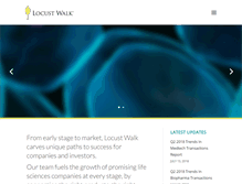 Tablet Screenshot of locustwalk.com
